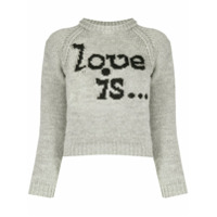 Dsquared2 knitted Love Is wool jumper - Cinza