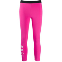 Dsquared2 Legging com estampa icônica - Rosa