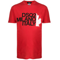 Dsquared2 logo-print T-shirt - Vermelho