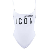 Dsquared2 Maiô com estampa Icon - Branco
