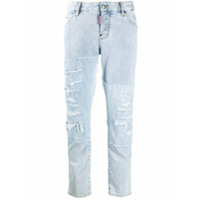 Dsquared2 mid-rise cropped jeans - Azul