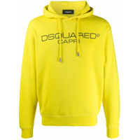 Dsquared2 Moletom Capri com capuz - Amarelo