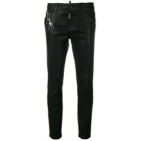 Dsquared2 paint splat skinny jeans - Preto