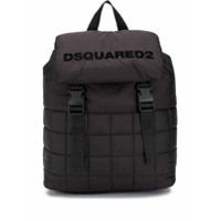 Dsquared2 quilted logo backpack - Preto