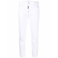 Dsquared2 slim-fit cropped jeans - Branco