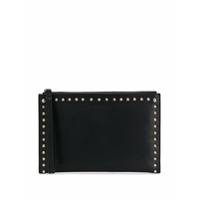 Dsquared2 studded top zip pouch - Preto