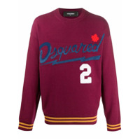 Dsquared2 Suéter com logo - Vermelho