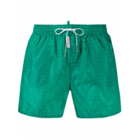 Dsquared2 Sunga com estampa de logo - Verde