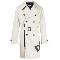 Dsquared2 Trench coat com cinto - Neutro