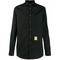 Dsquared2 vintage tag poplin shirt - Preto