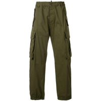 Dsquared2 wide-leg cargo trousers - Verde