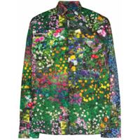 DUOltd Camisa com estampa floral - Verde