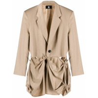 DUOltd Trench coat drapeado - Neutro