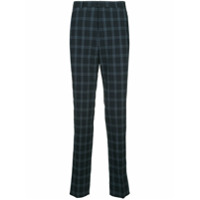 D'urban Calça de alfaiataria xadrez - Azul