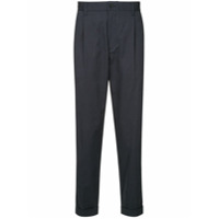 D'urban Calça slim cropped - Azul