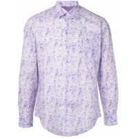 D'urban Camisa com estampa abstrata - Roxo