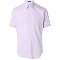 D'urban Camisa lisa com mangas curtas - Roxo