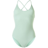 Duskii Maiô Margot canelado - Verde