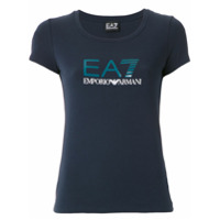 Ea7 Emporio Armani T-shirt com logo - Azul