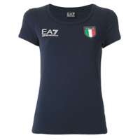 Ea7 Emporio Armani T-shirt com logo - Azul