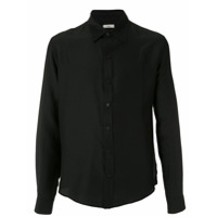 Egrey Camisa ampla com seda - Preto