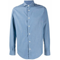 Eleventy Camisa mangas longas - Azul