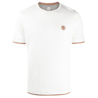 Eleventy Camiseta com logo bordado - Branco