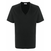 Eleventy Camiseta lisa com gola V - Preto