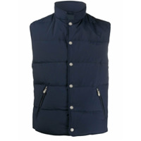 Eleventy down-padded quilted gilet - Azul