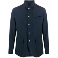 Eleventy high-neck tailored jacket - Azul