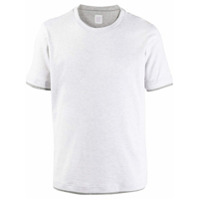 Eleventy layered cotton t-shirt - Cinza
