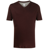 Eleventy v-neck cotton t-shirt - Vermelho