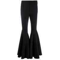 Ellery Calça flare cintura alta - Preto