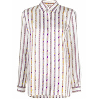 Emilio Pucci Camisa Bordi Mix - Branco