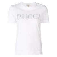 Emilio Pucci Camiseta com logo - Branco