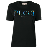 Emilio Pucci Camiseta com logo - Preto
