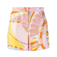 Emilio Pucci Short com estampa wally - Rosa