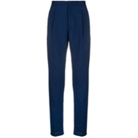 Emporio Armani Calça de lã mista - Azul