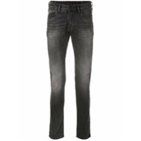 Emporio Armani Calça jeans reta - Preto