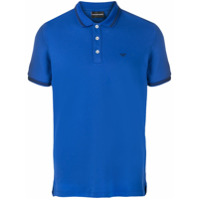 Emporio Armani Camisa polo clássica - Azul
