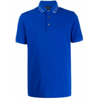 Emporio Armani Camisa polo com logo - Azul