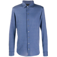Emporio Armani Camisa xadrez - Azul