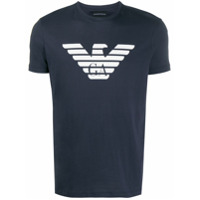 Emporio Armani Camiseta com logo - Azul