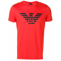 Emporio Armani Camiseta com logo - Laranja
