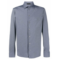 Emporio Armani classic button shirt - Azul