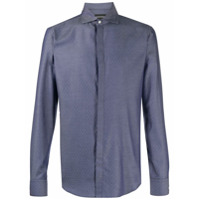 Emporio Armani classic button shirt - Azul