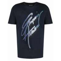 Emporio Armani logo-print T-shirt - Azul