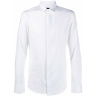 Emporio Armani plain button shirt - Branco