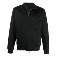 Emporio Armani zipped track jacket - Preto