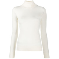 Ermanno Scervino Blusa slim de tricô - Branco